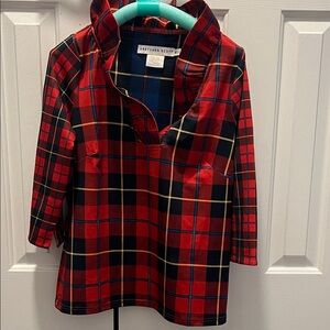 Gretchen Scott Designs Ruffneck Duke Blouse-M